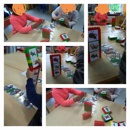 stapelen met kriebeldieren