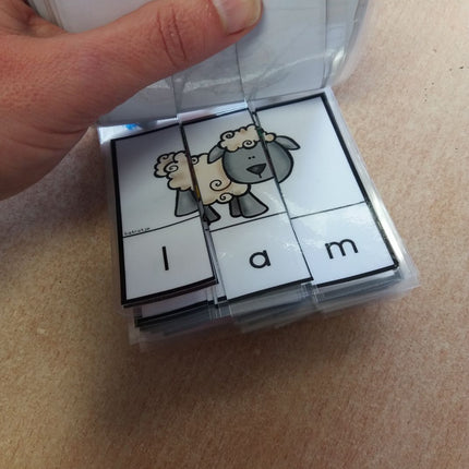 taal 3-klank puzzels