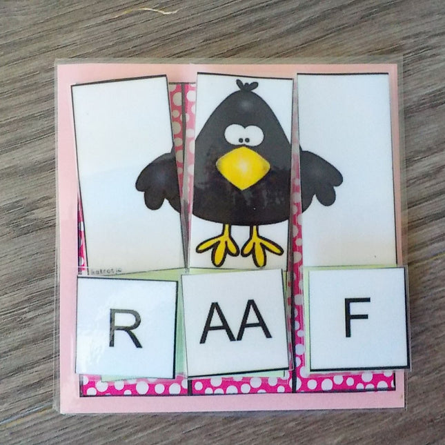 taal 3-klank puzzels