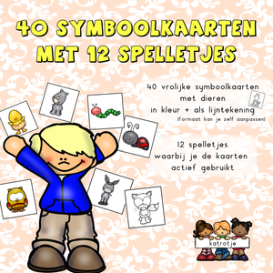 symboolkaarten met 12 spelletjes