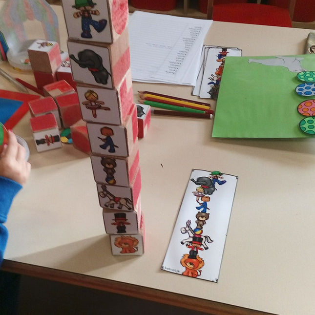 stapelen in het circus