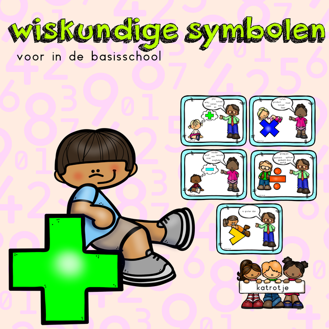 wiskundige symbolen voor in de bassisschool