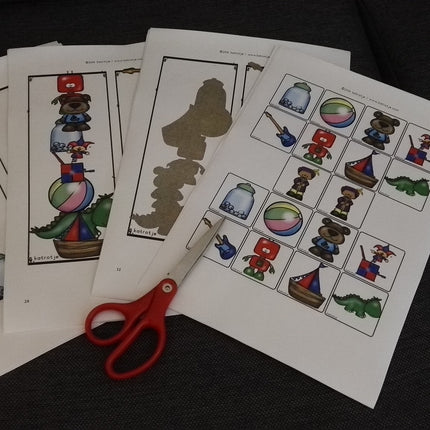 de stapelpakjes van PIet