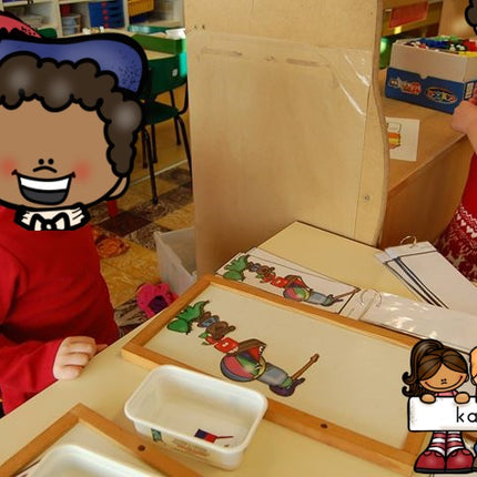 de stapelpakjes van PIet