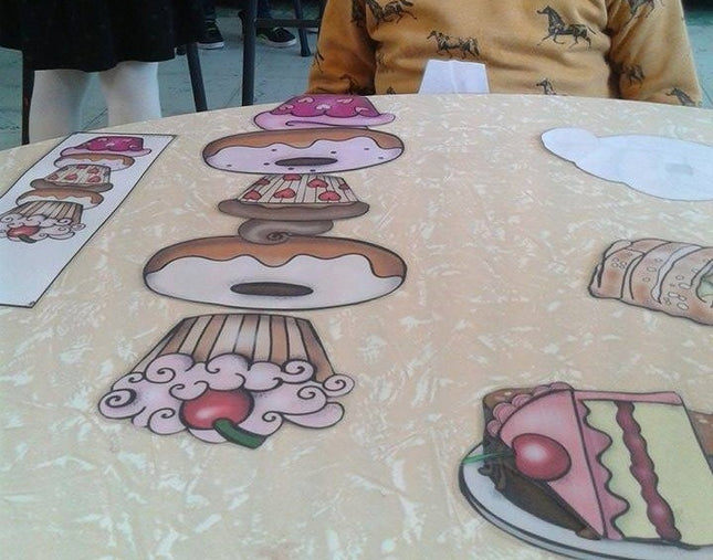 stapelen bij de bakker