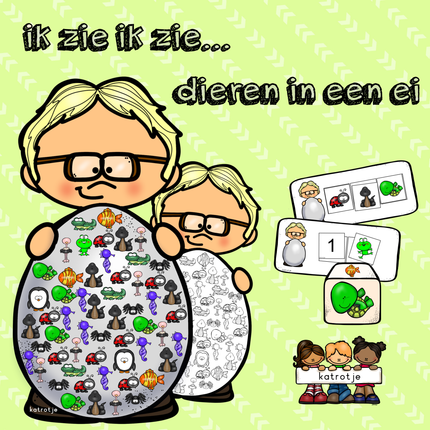 ik zie ik zie... dieren in een ei