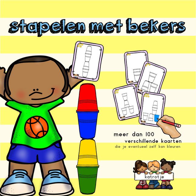 stapelen met bekers