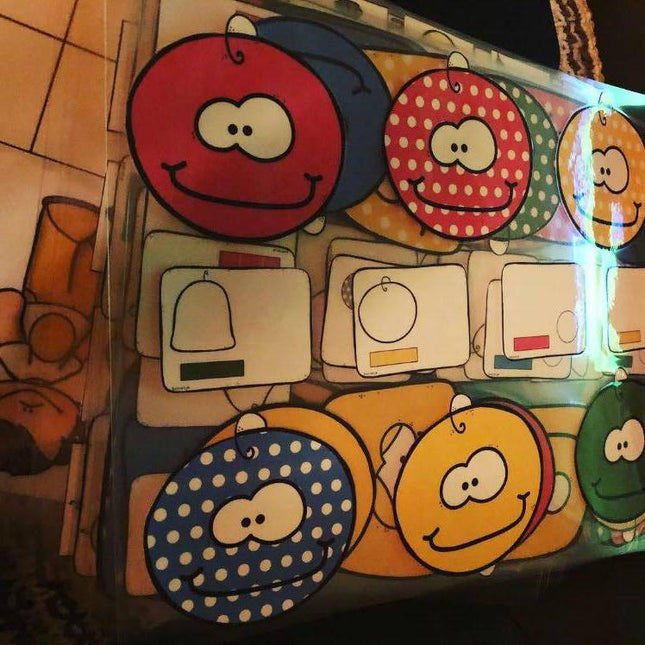 een kleurrijke logiset