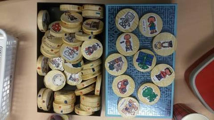 vrolijke vertelkaarten voor een vertelschort