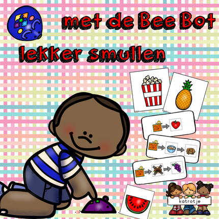 met de bee bot lekker smullen