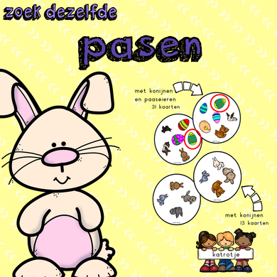 zoek dezelfde Pasen