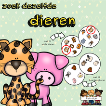 zoek dezelfde dieren