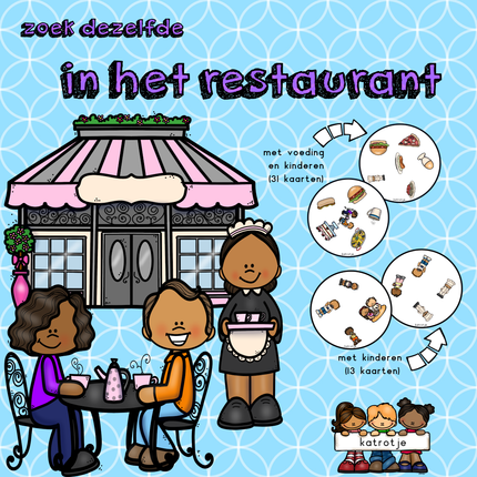 zoek dezelfde in het restaurant