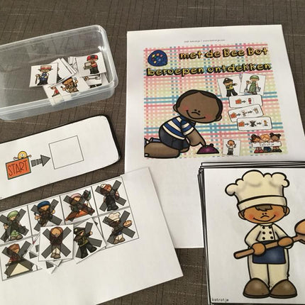 met de bee bot beroepen ontdekken