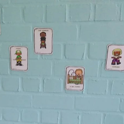 rollenspelkaarten in de huishoek