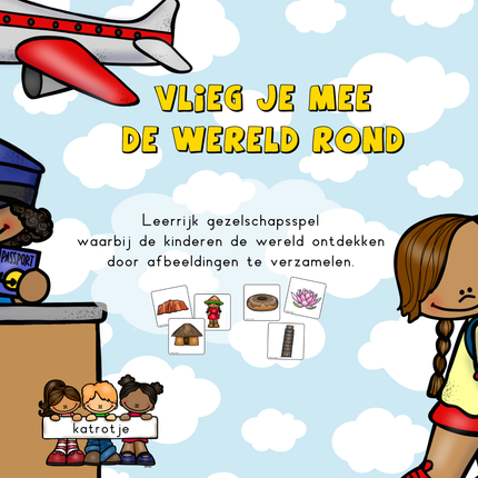 vlieg je mee de wereld rond?