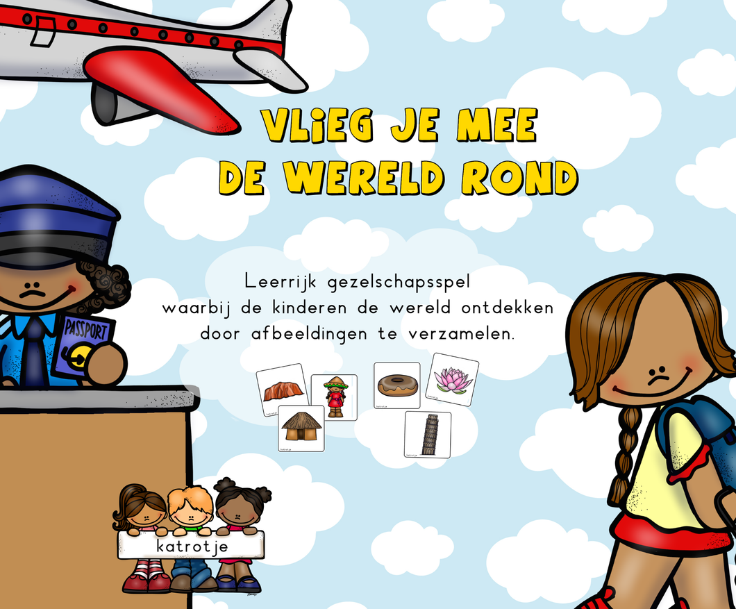 vlieg je mee de wereld rond?