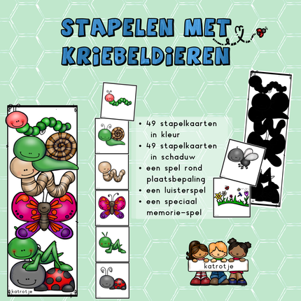 stapelen met kriebeldieren