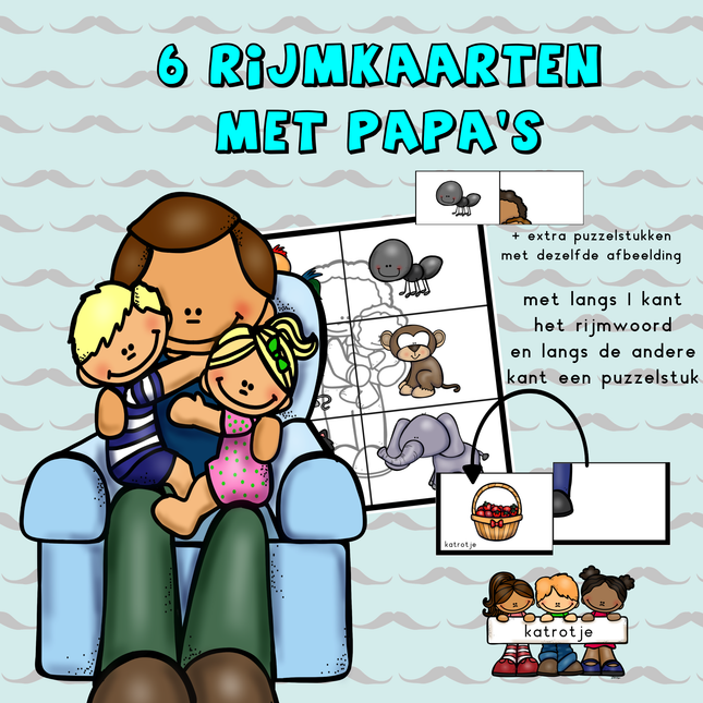 taal papa rijmkaarten