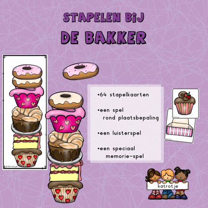 stapelen bij de bakker