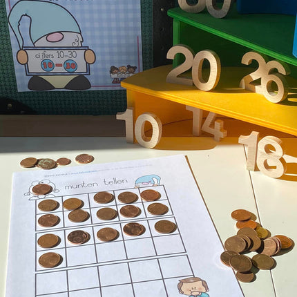 wiskunde in de kleuterklas: cijfers 10-30