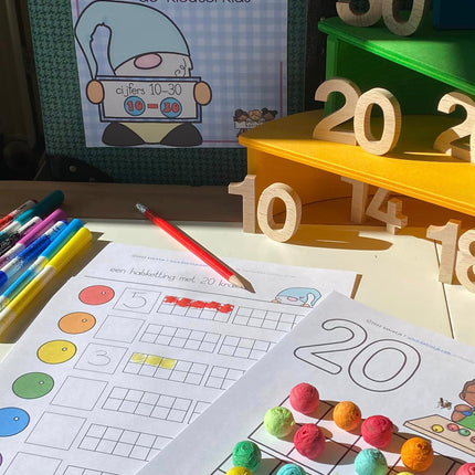 wiskunde in de kleuterklas: cijfers 10-30