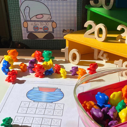 wiskunde in de kleuterklas: cijfers 10-30