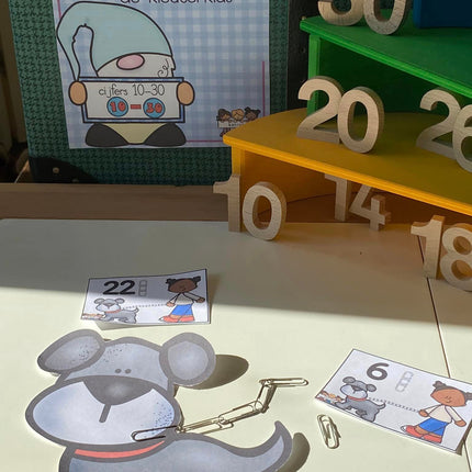 wiskunde in de kleuterklas: cijfers 10-30