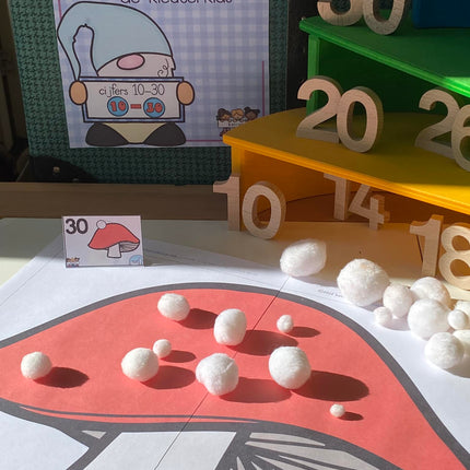 wiskunde in de kleuterklas: cijfers 10-30