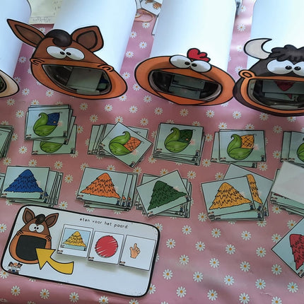 hongerige boerderijdieren