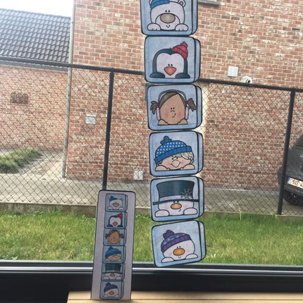 stapelen met ijsblokken