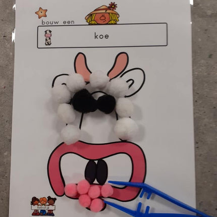 kleikaarten thema: de boerderij