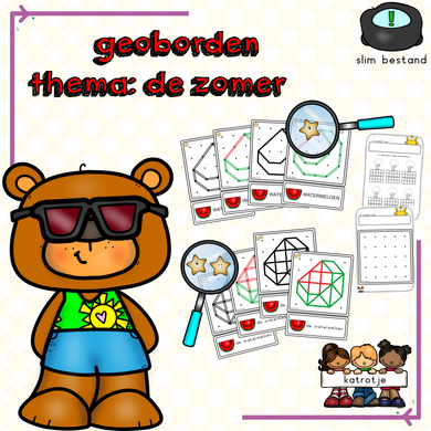 geoborden thema de zomer