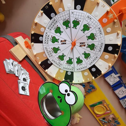 kikkers en het draairad