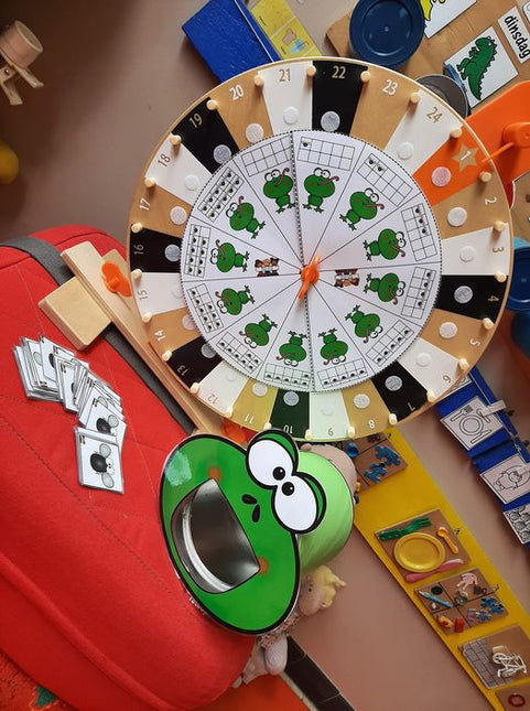 kikkers en het draairad