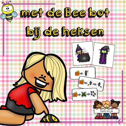 met de bee bot bij de heksen