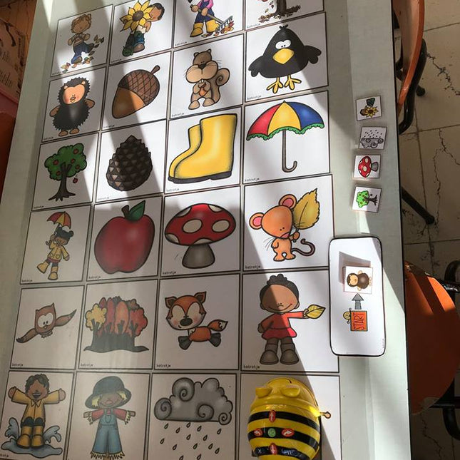met de Bee Bot de herfst ontdekken
