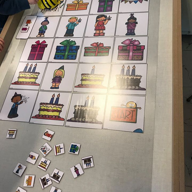 met de bee bot een verjaardag vieren