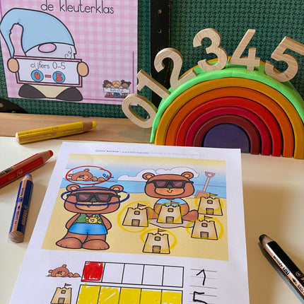 wiskunde in de kleuterklas: cijfers 0-5