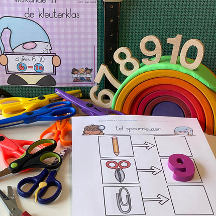 wiskunde in de kleuterklas: cijfers 6-10