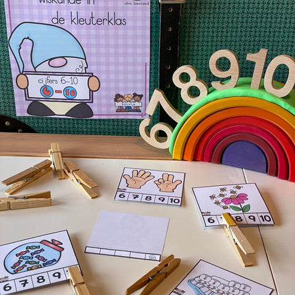 wiskunde in de kleuterklas: cijfers 6-10