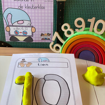 wiskunde in de kleuterklas: cijfers 6-10
