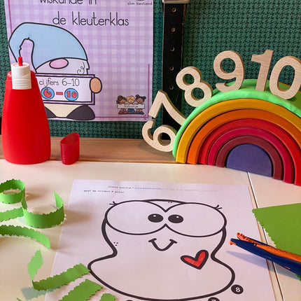 wiskunde in de kleuterklas: cijfers 6-10