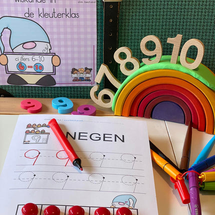 wiskunde in de kleuterklas: cijfers 6-10