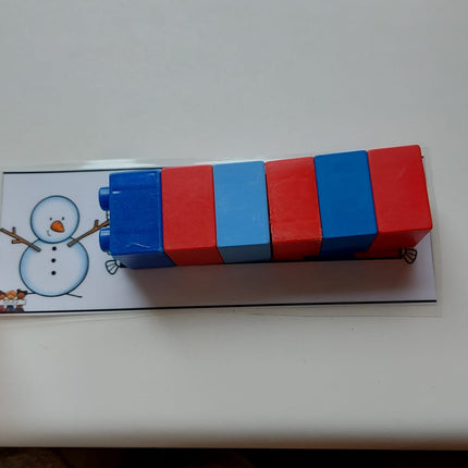 mini wiskundige bundel de sneeuwman