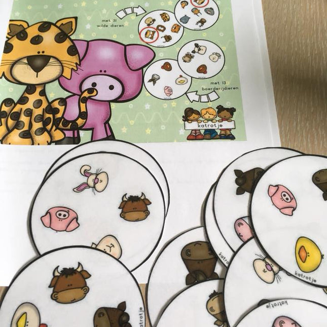 zoek dezelfde dieren