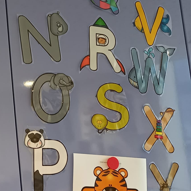 een vrolijk ABC (blokletters)