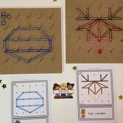 geoborden thema Kerstfeest