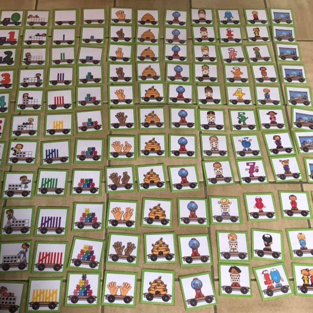 een vrolijke tel-optocht van 0-10