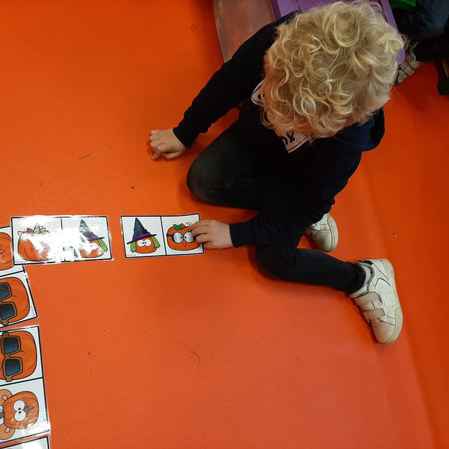 een snel pompoenenspel